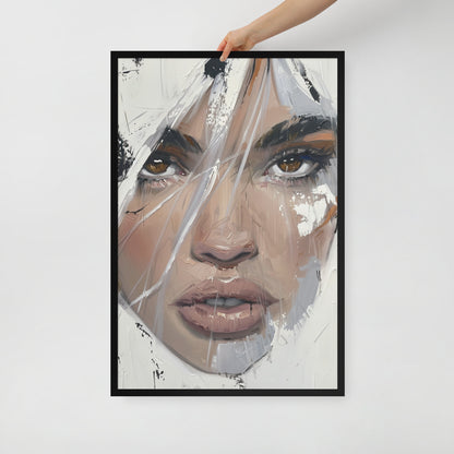 Abstract Portrait Framed Poster