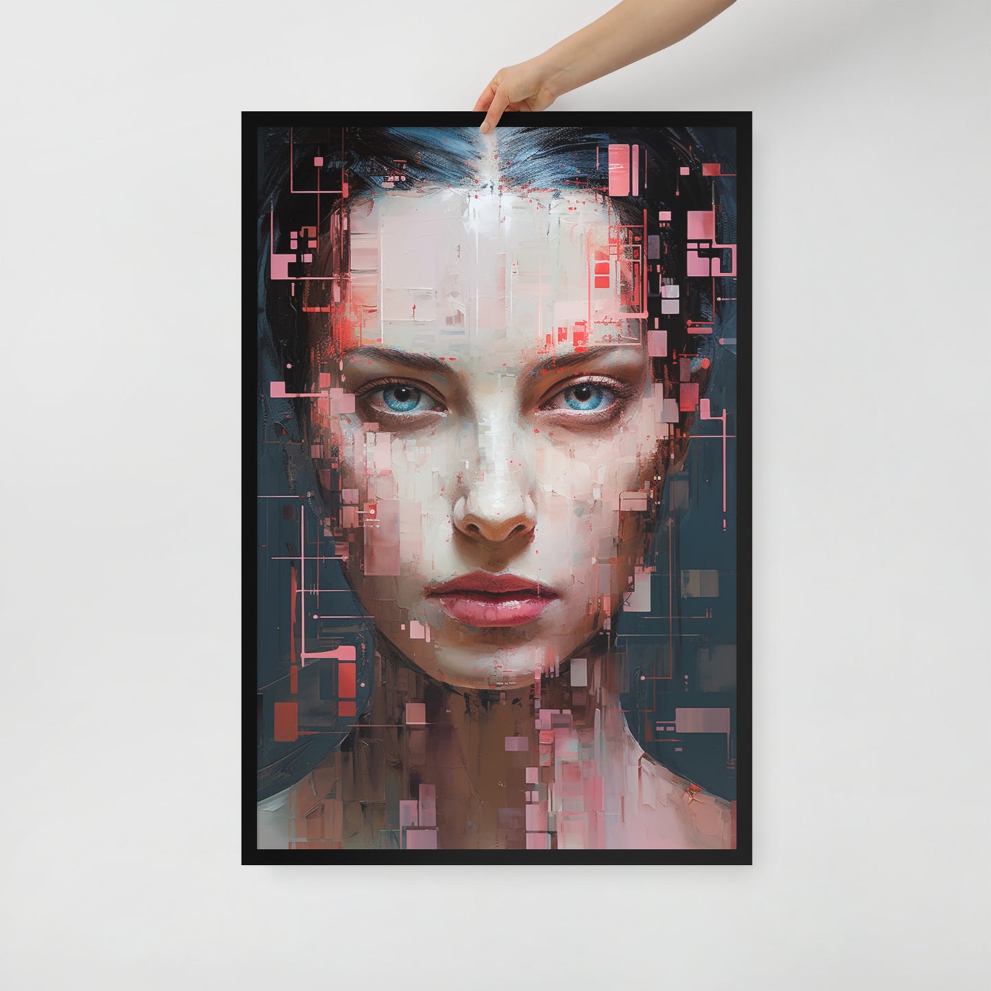 Abstract Portrait Framed Poster