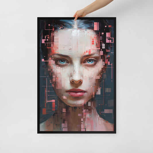 Abstract Portrait Framed Poster