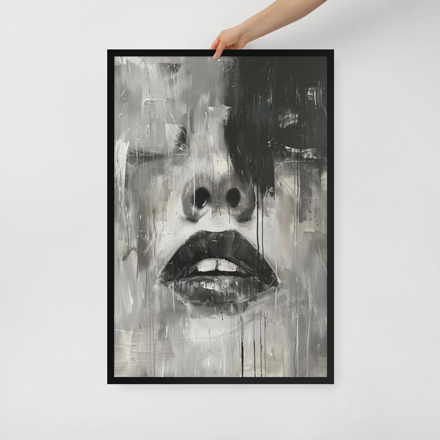 Abstract Portrait Framed Poster