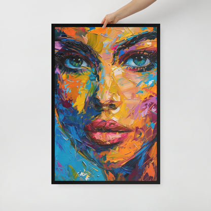 Abstract Portrait Framed Poster