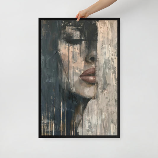 Abstract Portrait Framed Poster