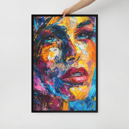 Abstract Portrait Framed Poster