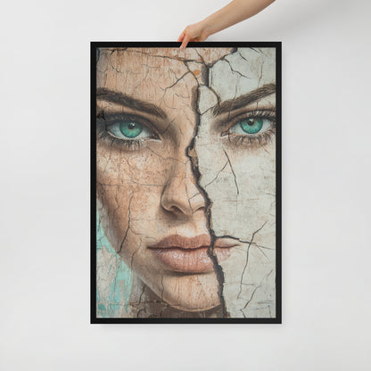 Abstract Portrait Framed Poster