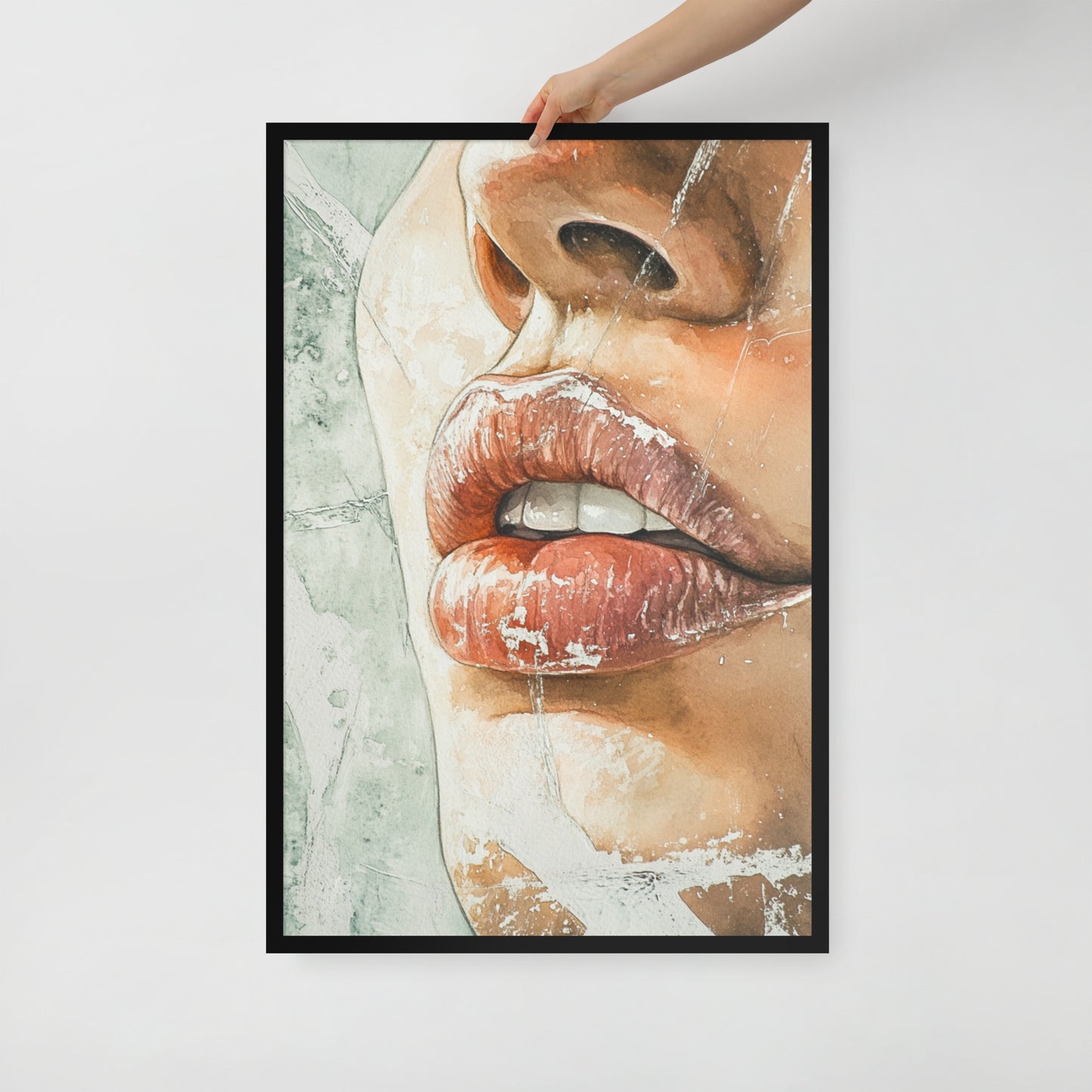 Abstract Portrait Framed Poster