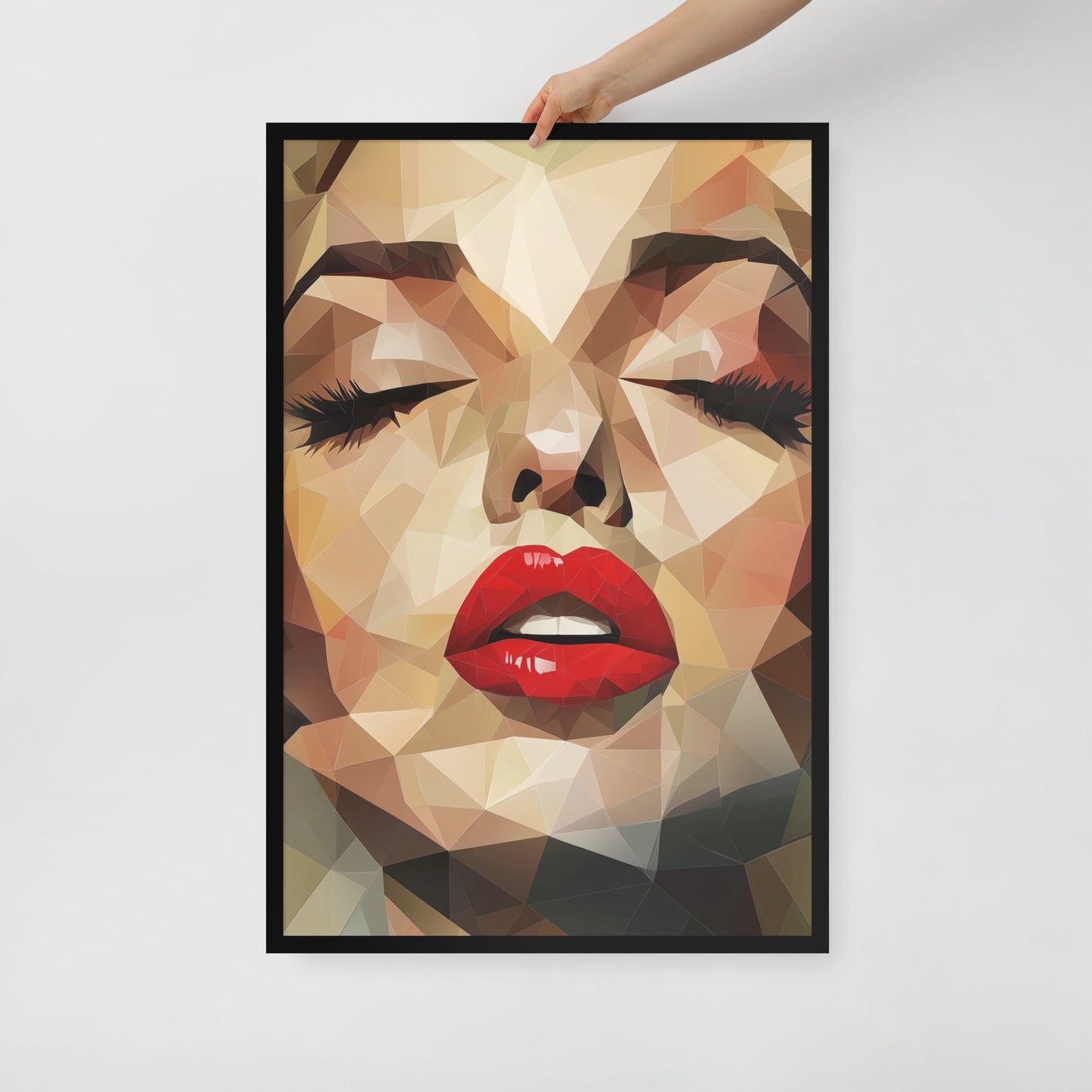 Abstract Portrait Framed Poster