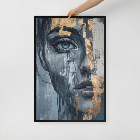 Abstract Portrait Framed Poster