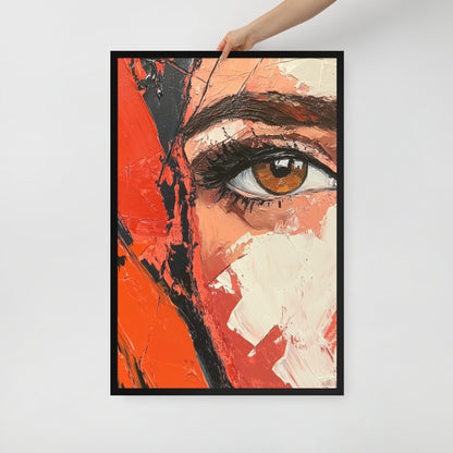 Abstract Portrait Framed Poster