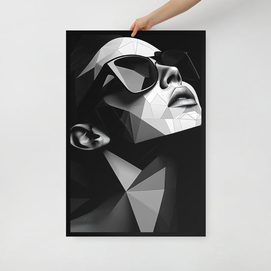 Abstract Portrait Framed Poster