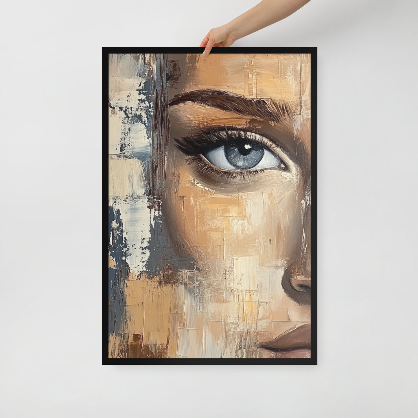 Abstract Portrait Framed Poster