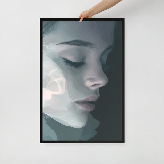 Abstract Portrait Framed Poster