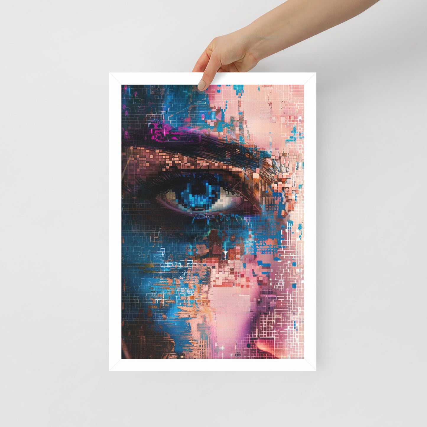 Abstract Portrait Framed Poster