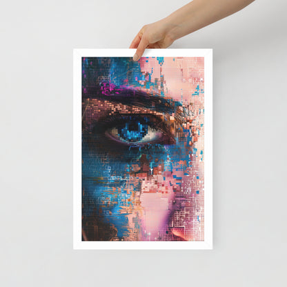 Abstract Portrait Framed Poster