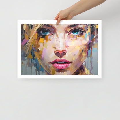 Abstract Portrait Framed Poster