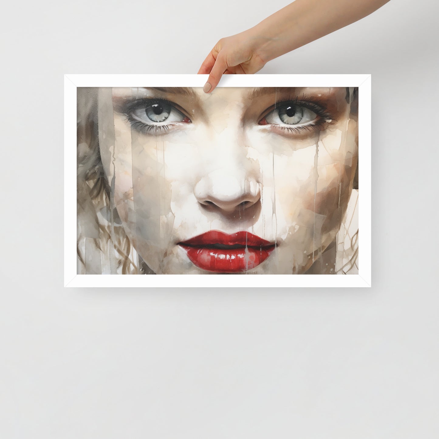 Abstract Portrait Framed Poster