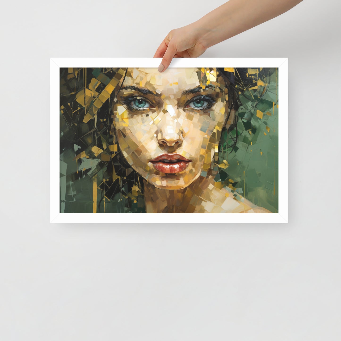 Abstract Portrait Framed Poster