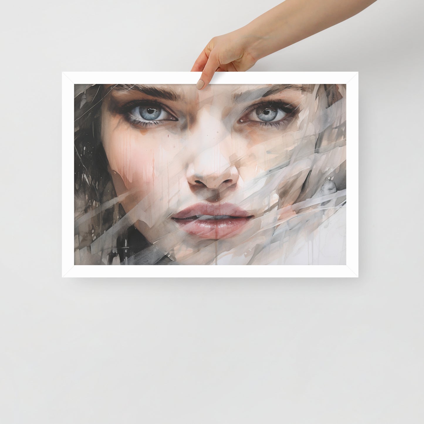 Abstract Portrait Framed Poster