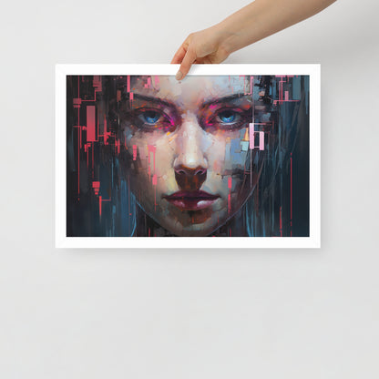 Abstract Portrait Framed Poster