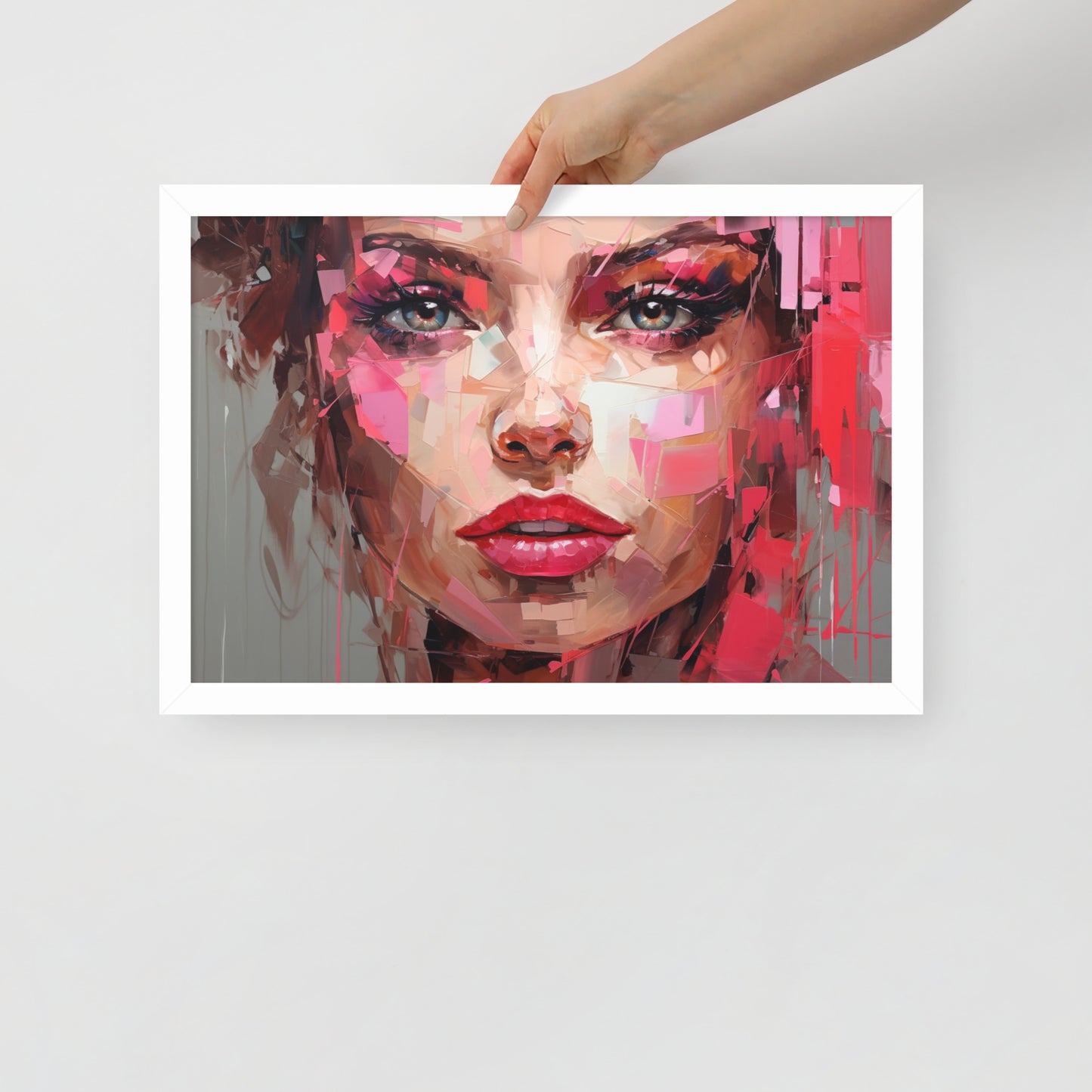 Abstract Portrait Framed Poster