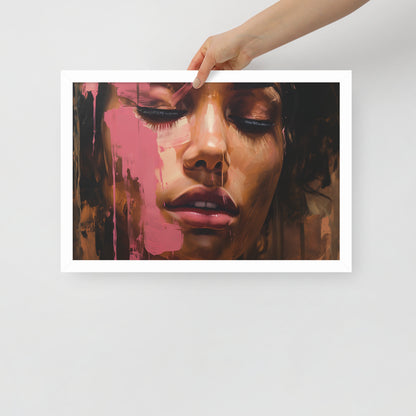 Abstract Portrait Framed Poster