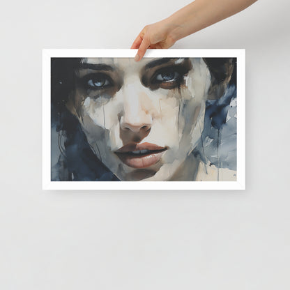 Abstract Portrait Framed Poster