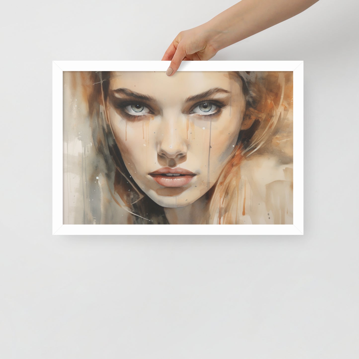 Abstract Portrait Framed Poster