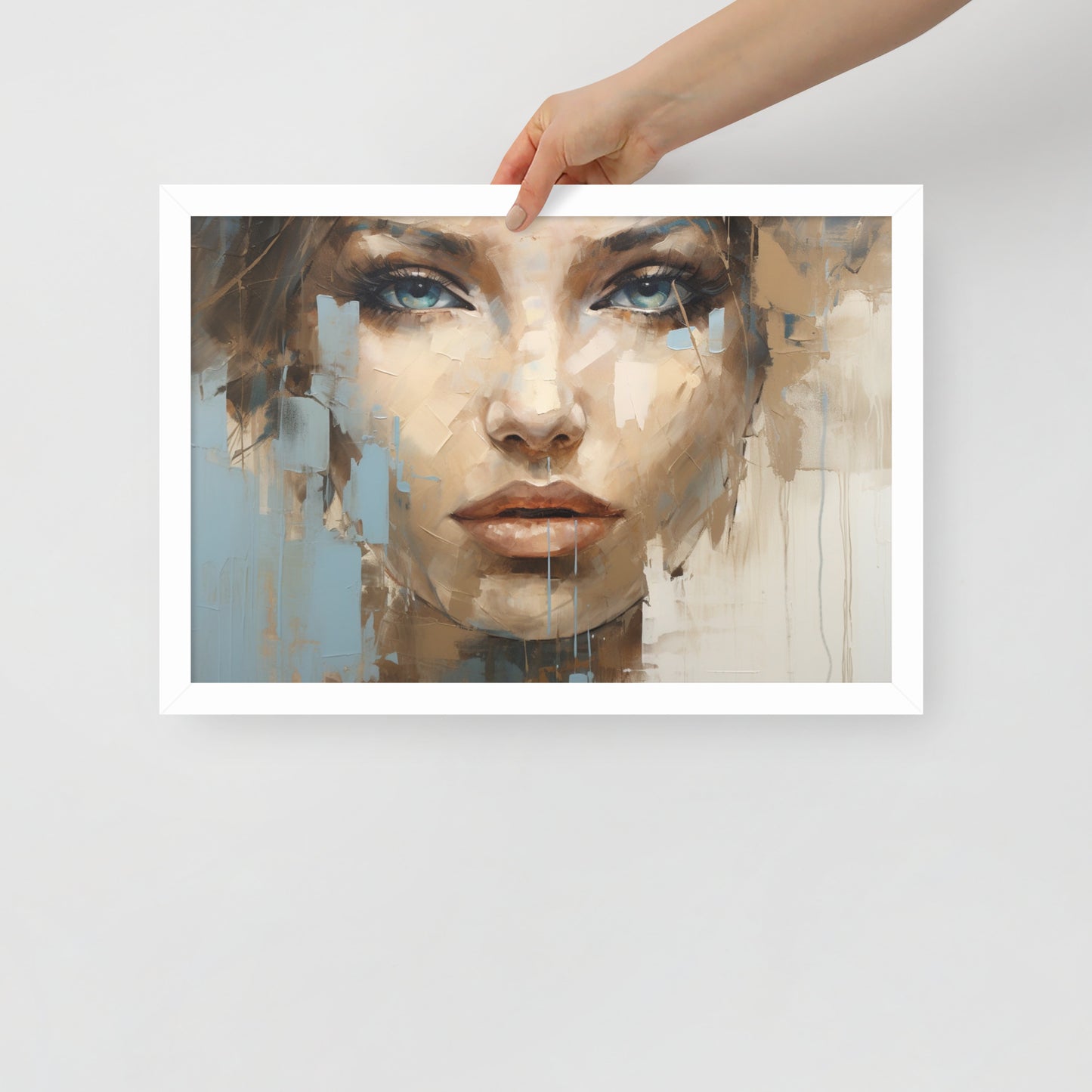 Abstract Portrait Framed Poster