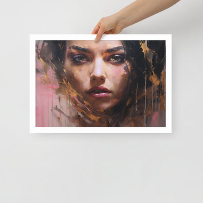 Abstract Portrait Framed Poster