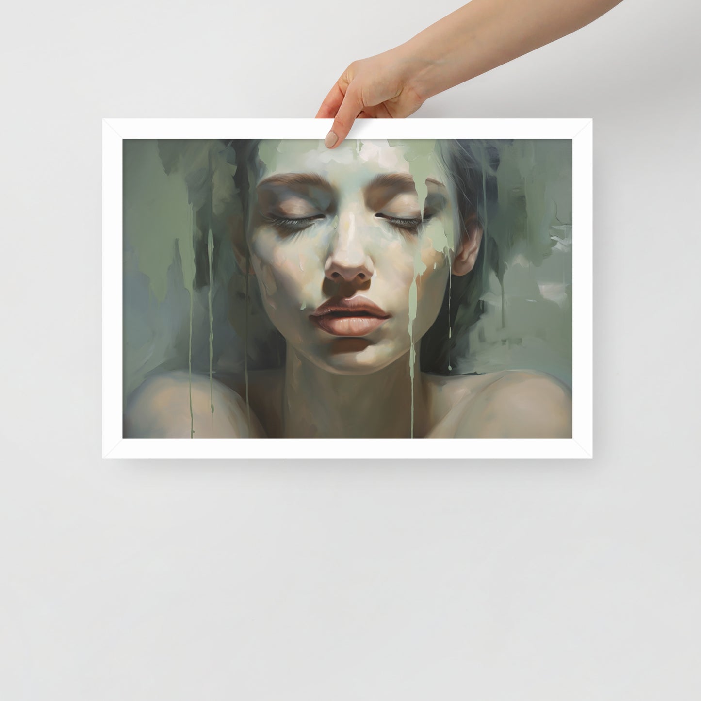 Abstract Portrait Framed Poster