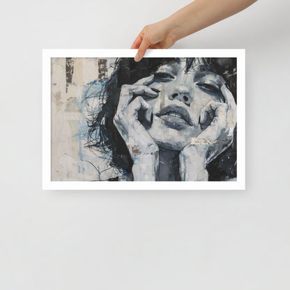 Abstract Portrait Framed Poster