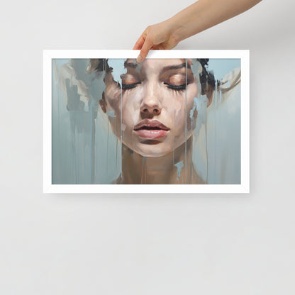 Abstract Portrait Framed Poster