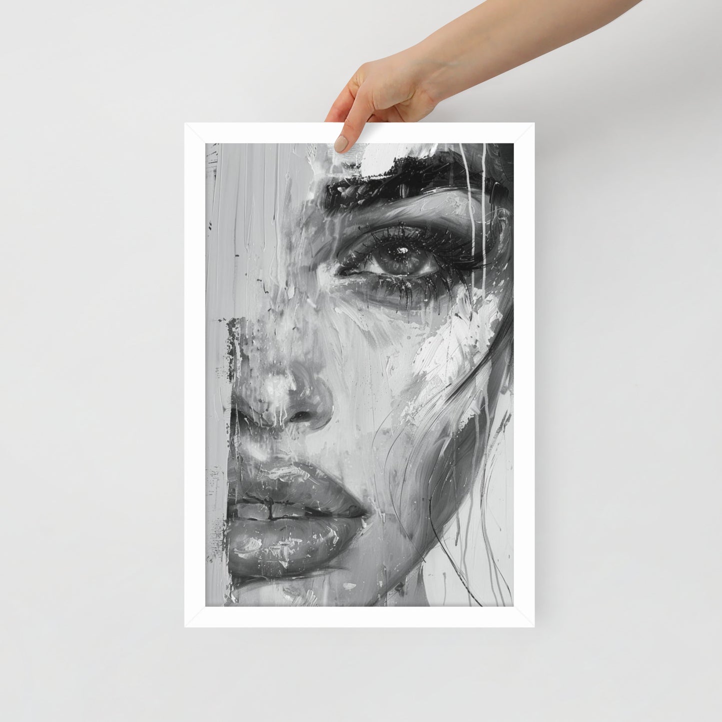 Abstract Portrait Framed Poster