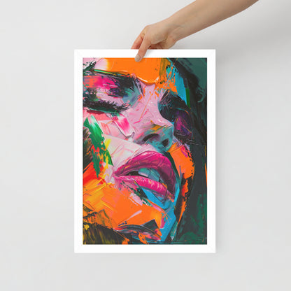 Abstract Portrait Framed Poster