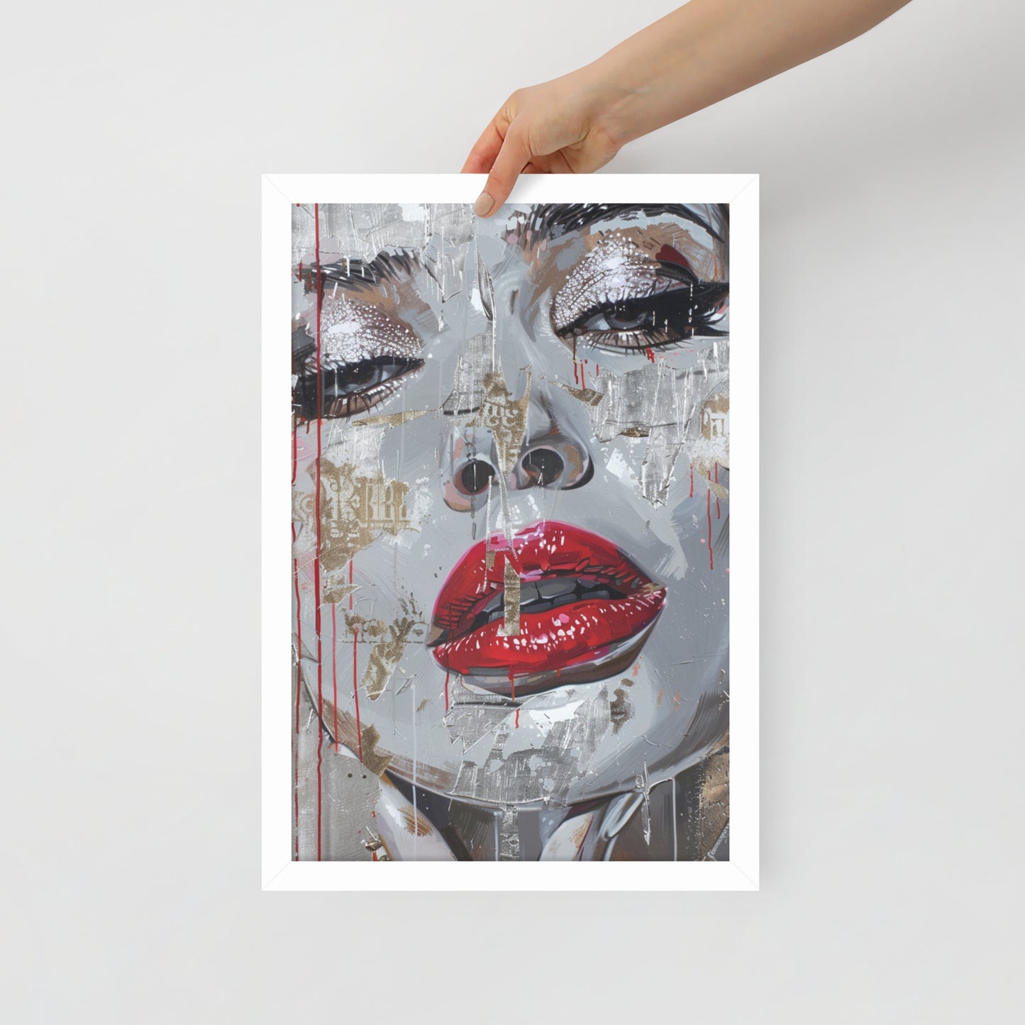 Abstract Portrait Framed Poster