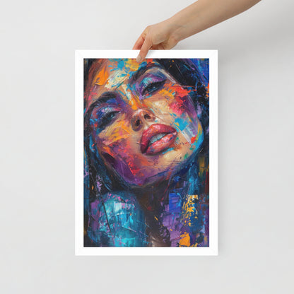 Abstract Portrait Framed Poster