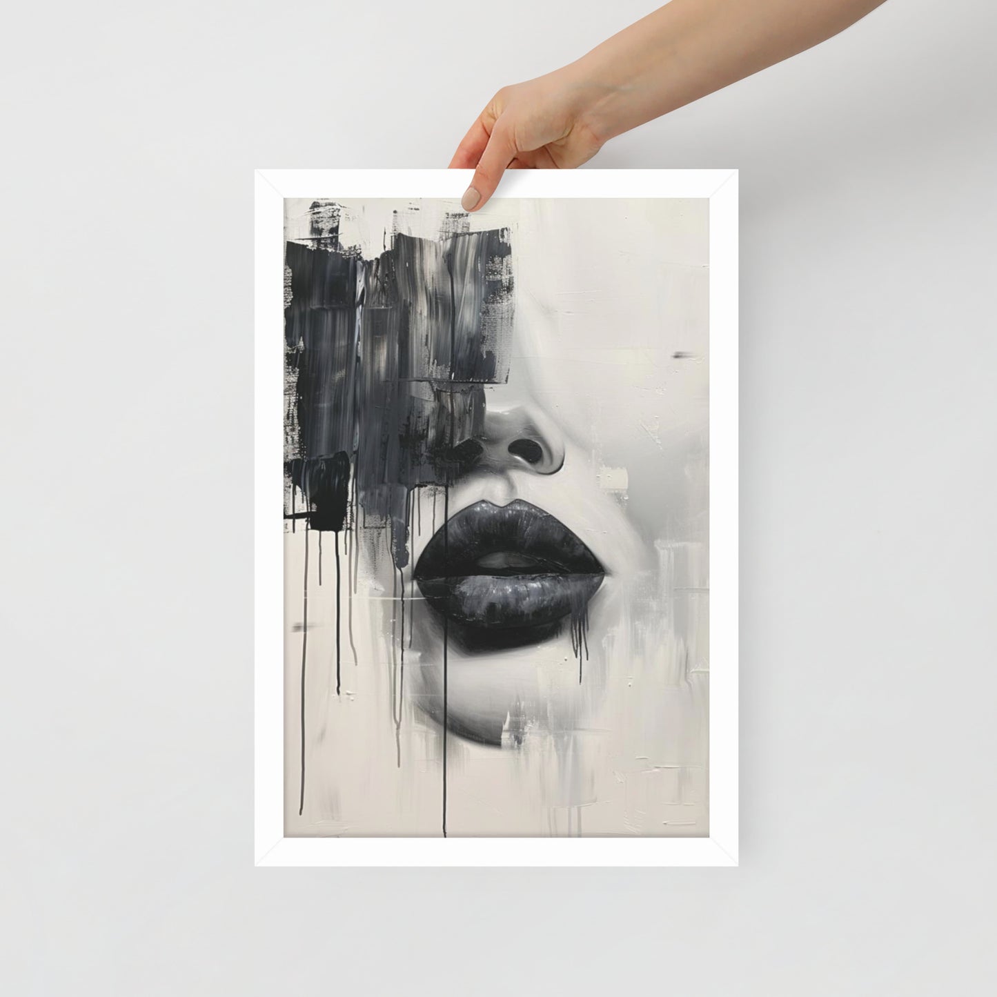 Abstract Portrait Framed Poster