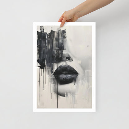 Abstract Portrait Framed Poster