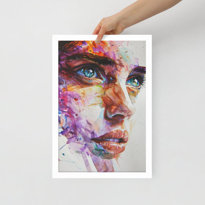 Abstract Portrait Framed Poster