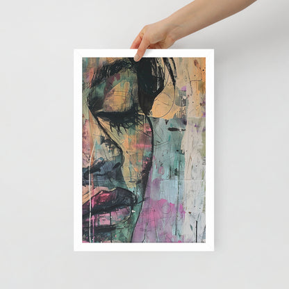 Abstract Portrait Framed Poster