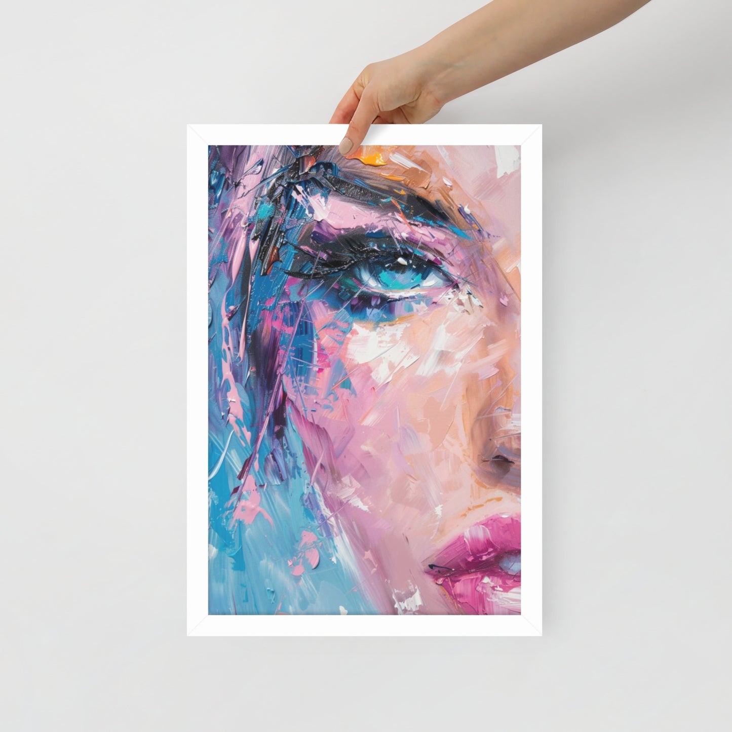 Abstract Portrait Framed Poster