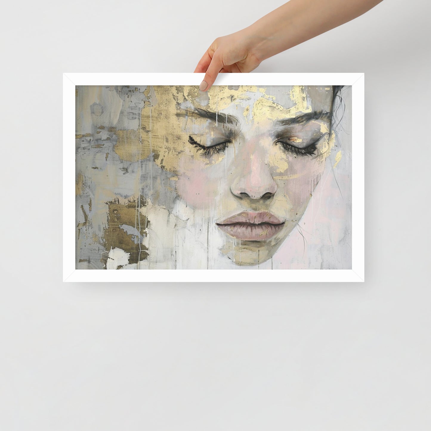 Abstract Portrait Framed Poster