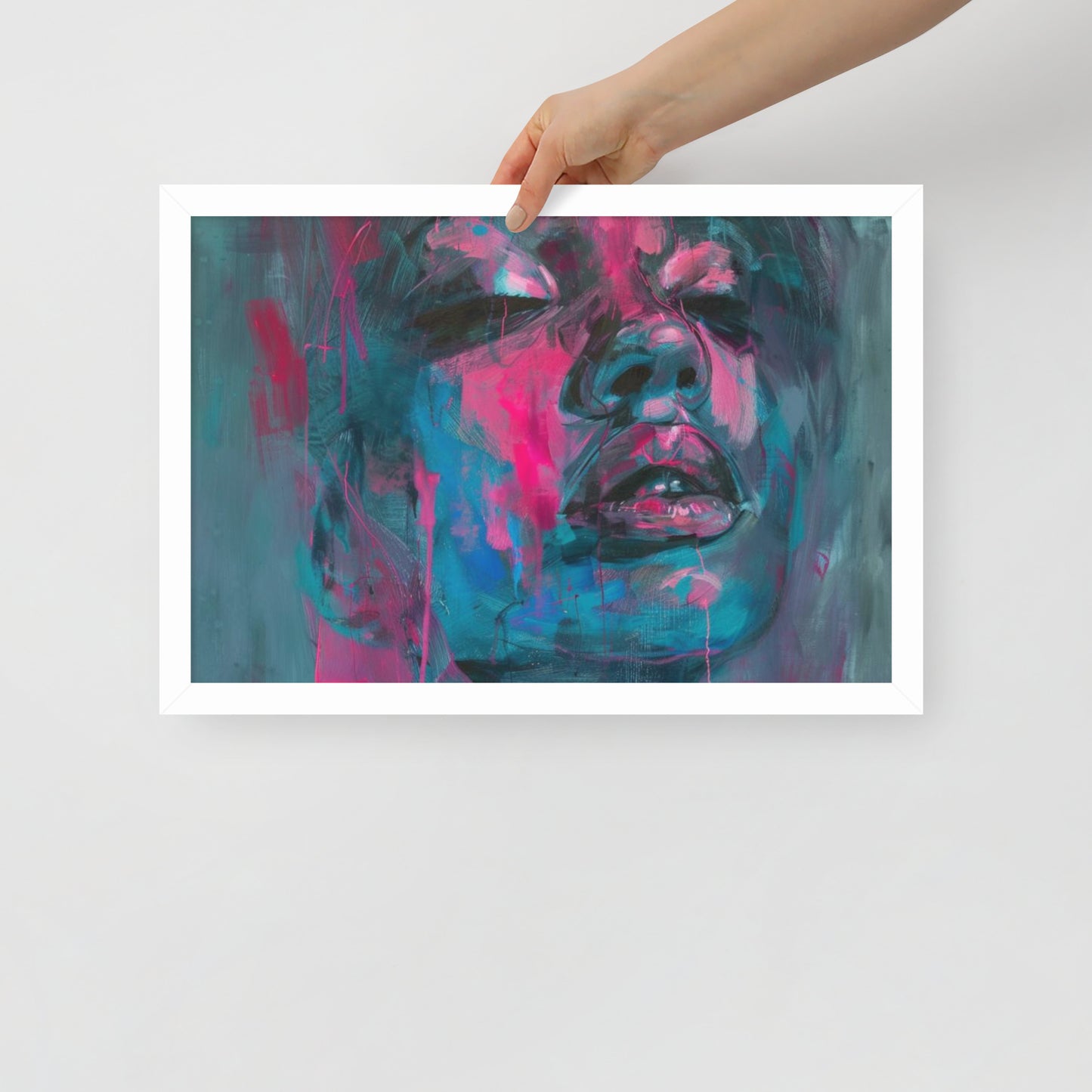 Abstract Portrait Framed Poster