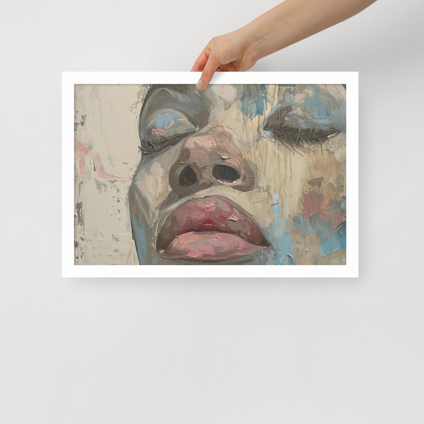 Abstract Portrait Framed Poster