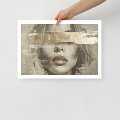 Abstract Portrait Framed Poster