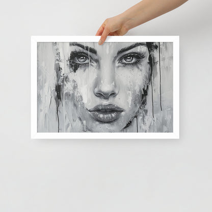 Abstract Portrait Framed Poster