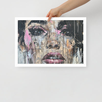 Abstract Portrait Framed Poster