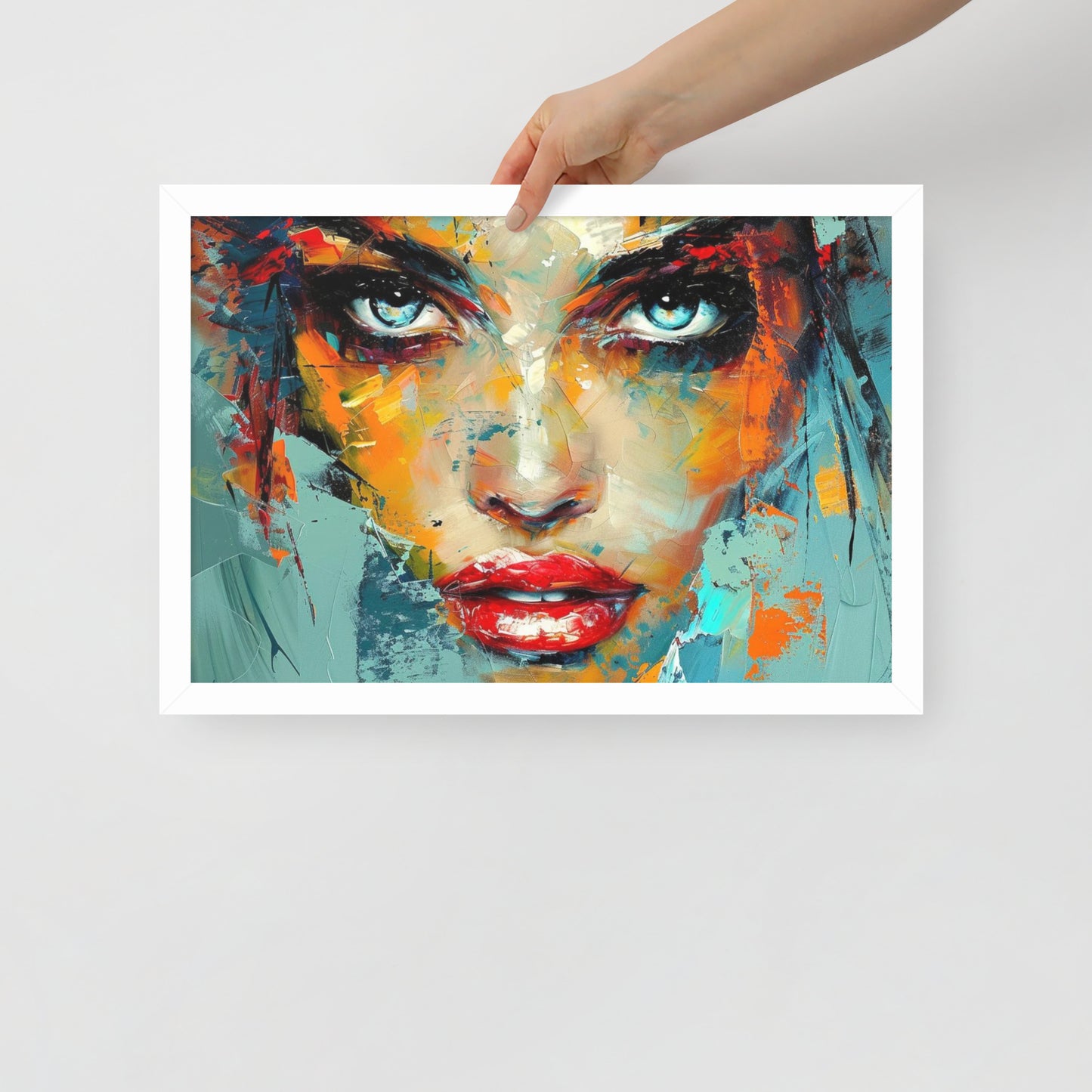 Abstract Portrait Framed Poster