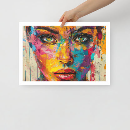 Abstract Portrait Framed Poster