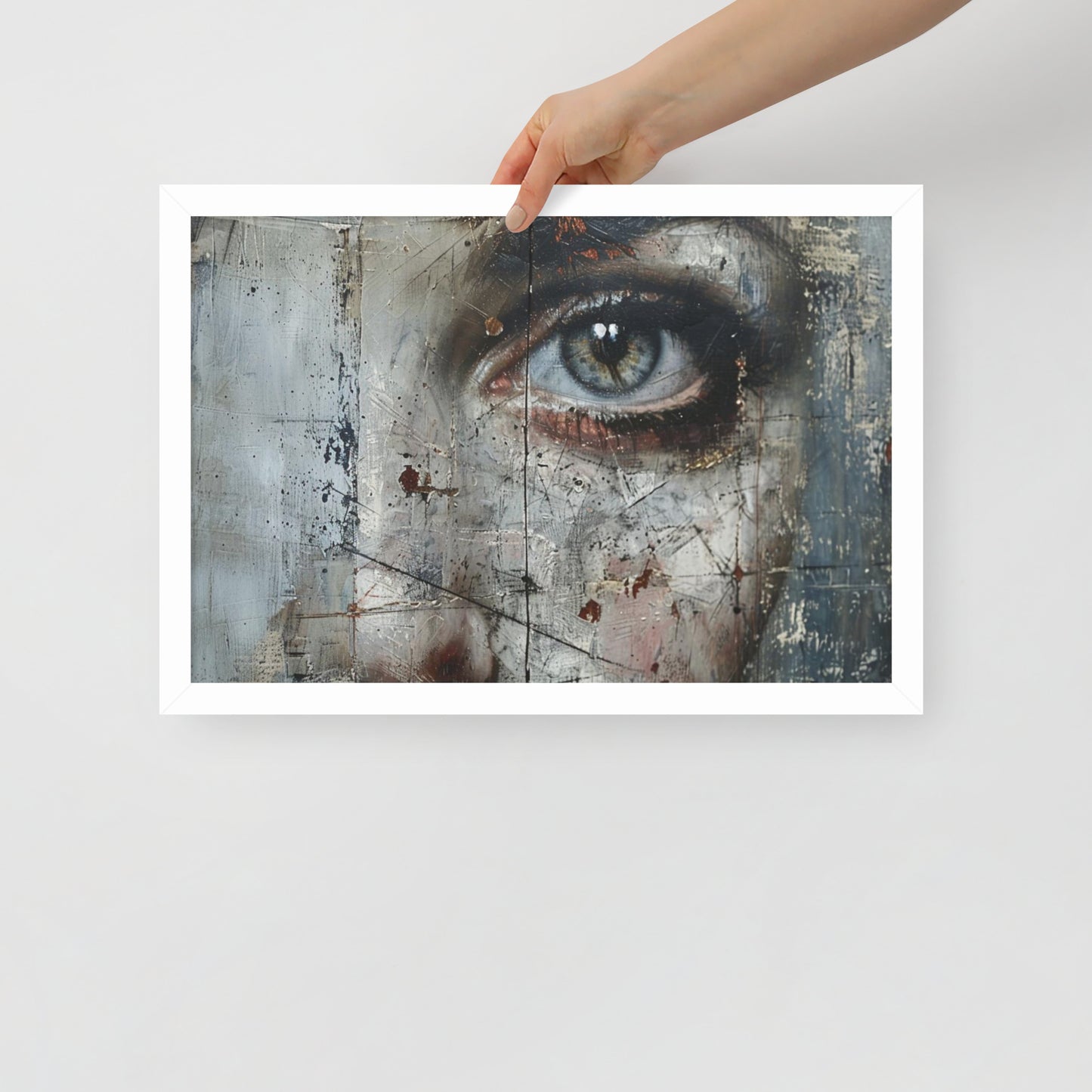 Abstract Portrait Framed Poster