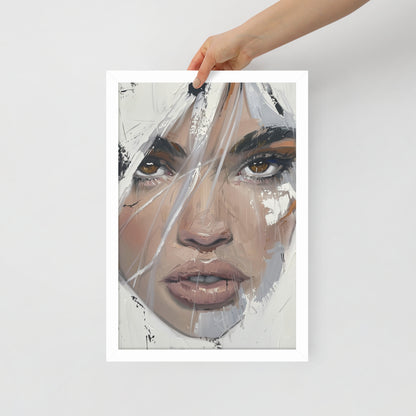 Abstract Portrait Framed Poster